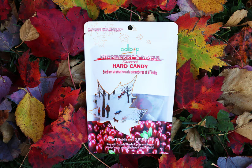 Bonbons érable canneberge